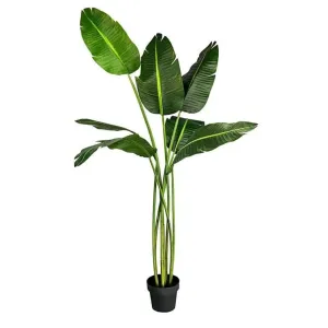 Artificial Banana Leaf Tree in Pot
