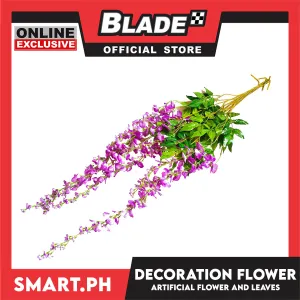 Artificial Flower Orchids (Purple) Sold Per Piece, Perfect For Wall, Home, Room, Garden, Wedding, Indoor Or Outdoor Decorations