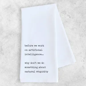Artificial Intelligence Tea Towel