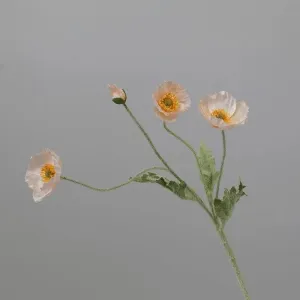 Artificial Poppy Flower Stem
