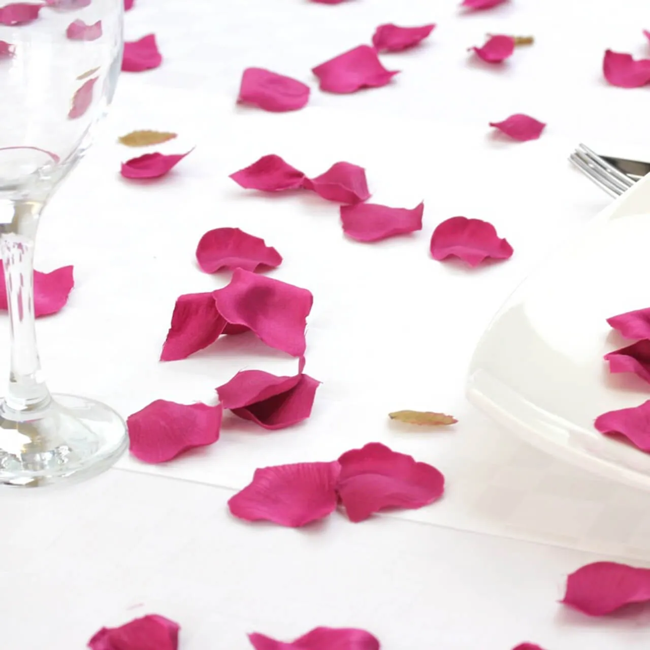 Artificial Rose Petals - Hot Pink