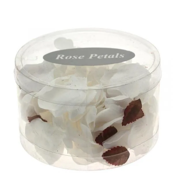 Artificial Rose Petals - White