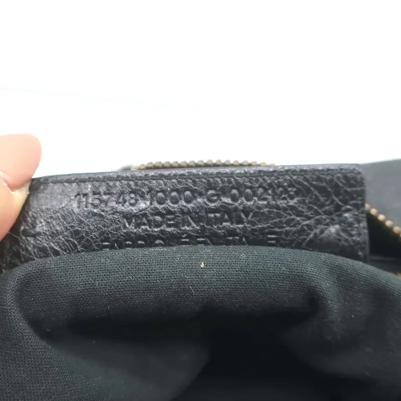 Balenciaga Classic City Bag Black Leather Medium Shoulder Bag