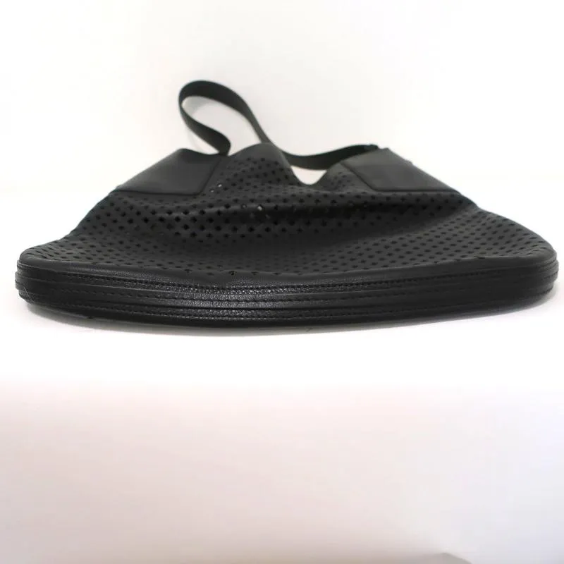 Bally Pamia Hobo Black Laser Cut Leather Extra Large Shoulder Bag NEW