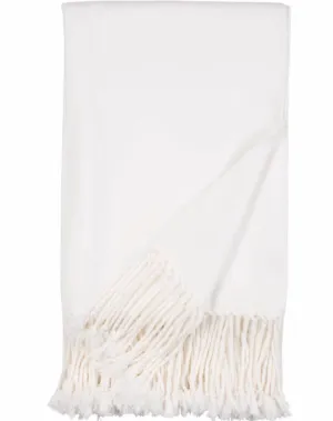 Bamboo Throw Ivory