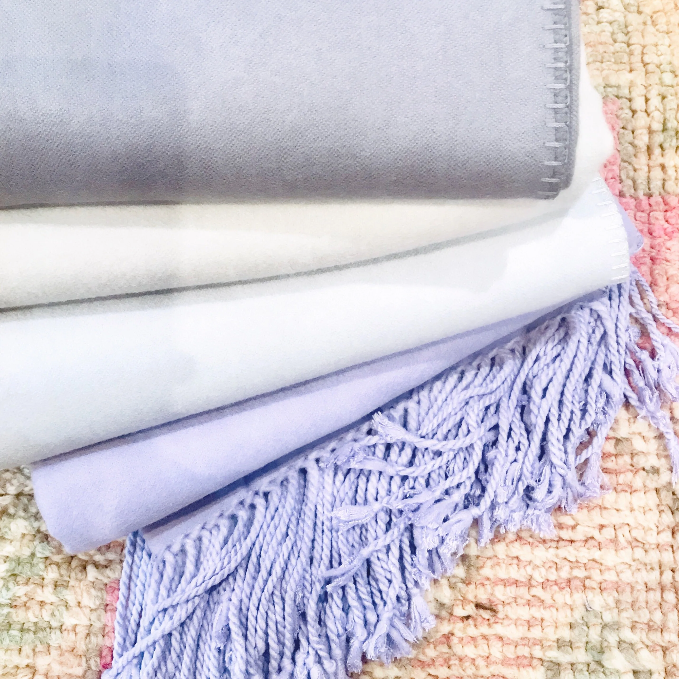 Bamboo Throw Ivory