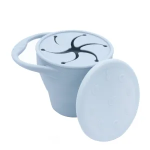 BapronBaby Silicone Collapsible Snack Cup - Blue