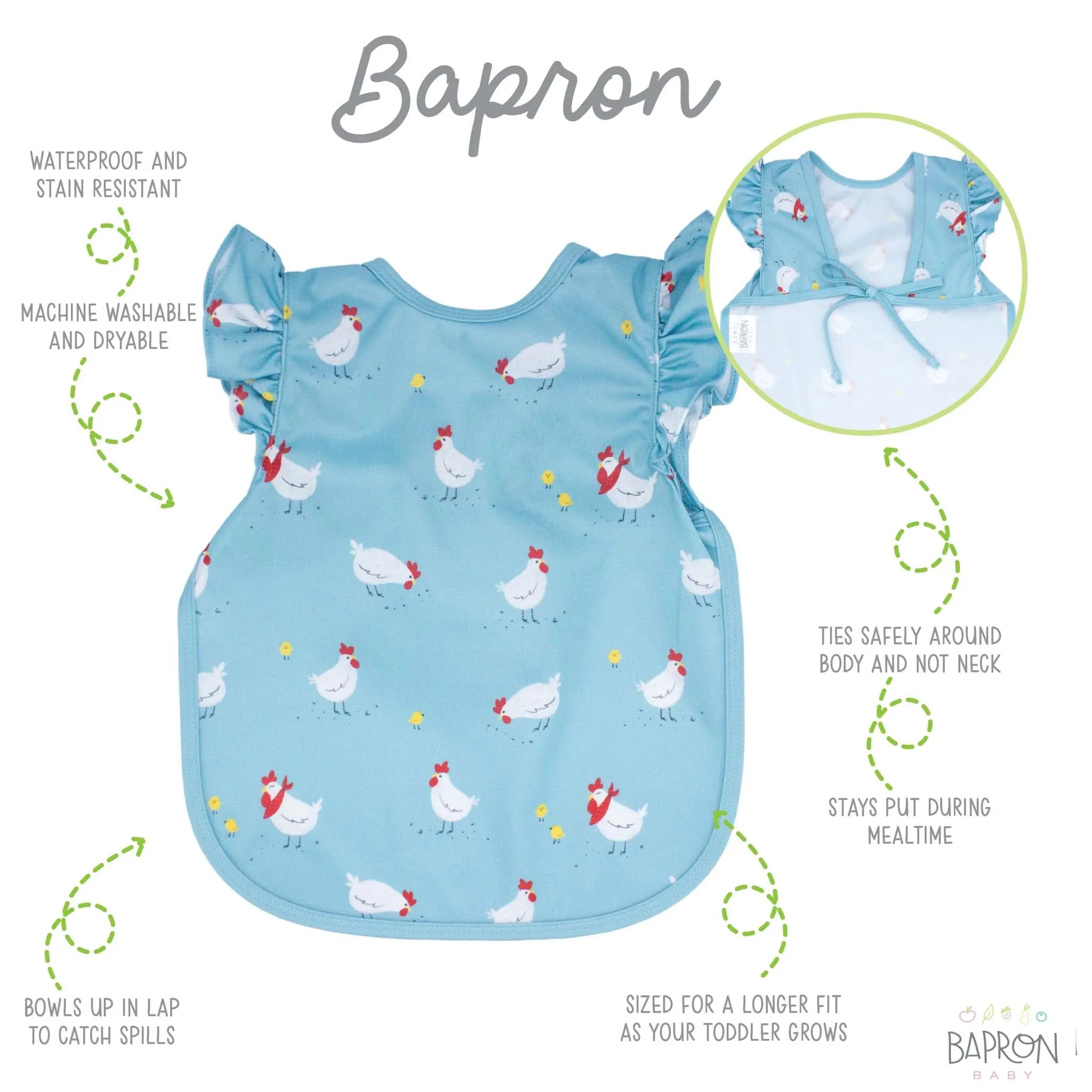 BapronBaby Toddler Bib (6m )