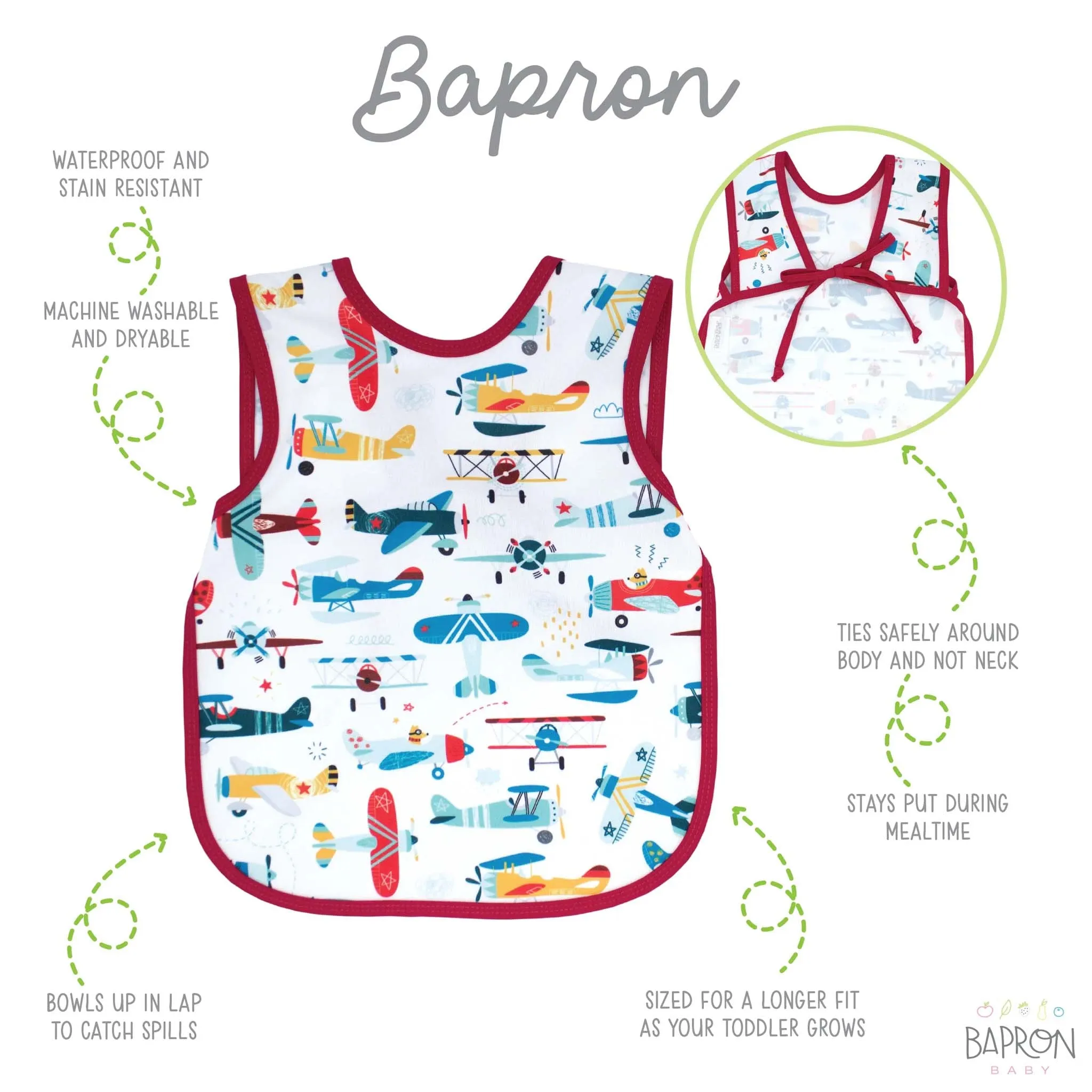 BapronBaby Toddler Bib (6m )