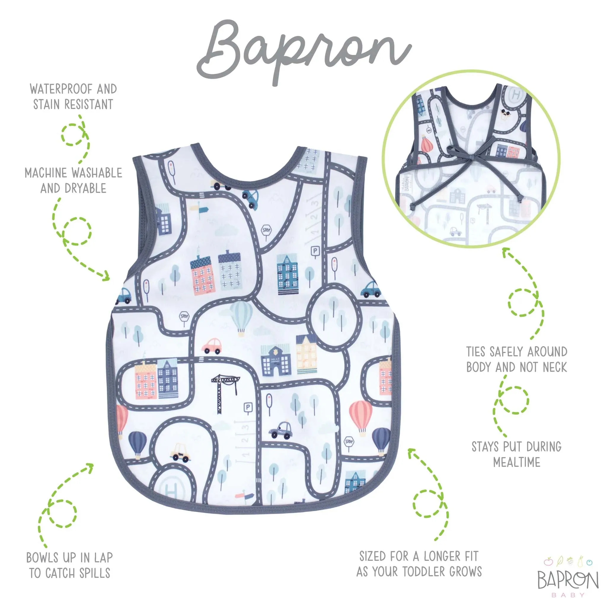 BapronBaby Toddler Bib (6m )