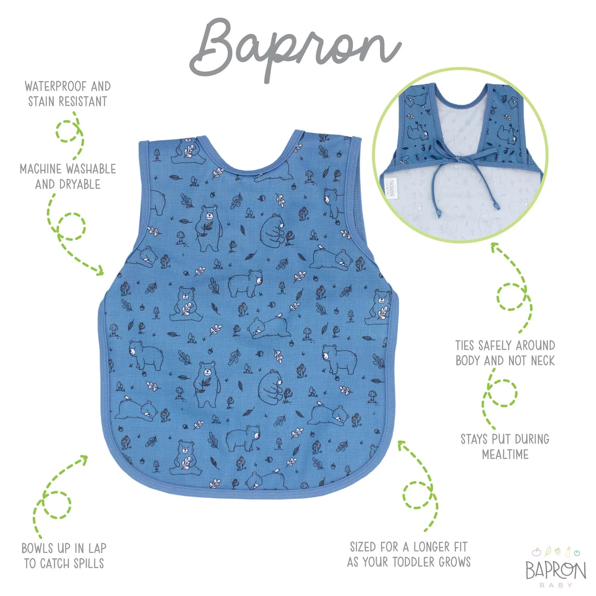 BapronBaby Toddler Bib (6m )