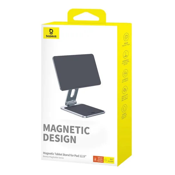 Baseus Aluminum Alloy MagStable Magnetic Foldable Stand for 12.9" , 11" , 10" Inch Tablets iPad