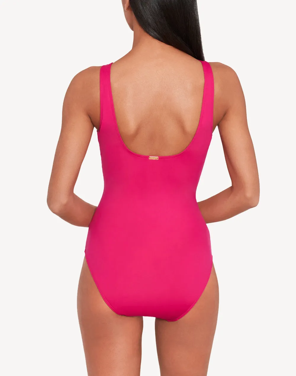 Beach Club Solids Ring Underwire One Piece