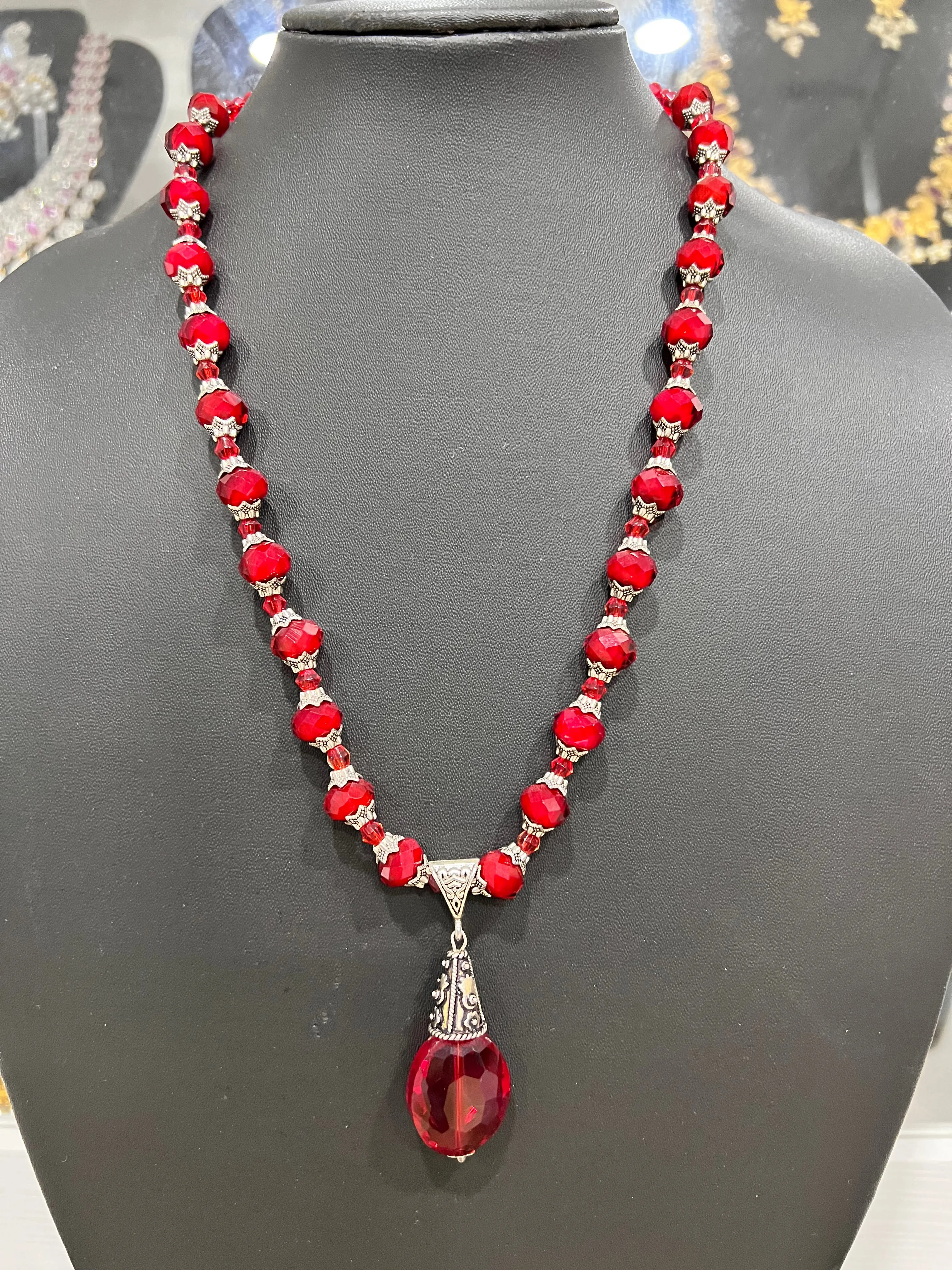 Beaded Long necklace Set