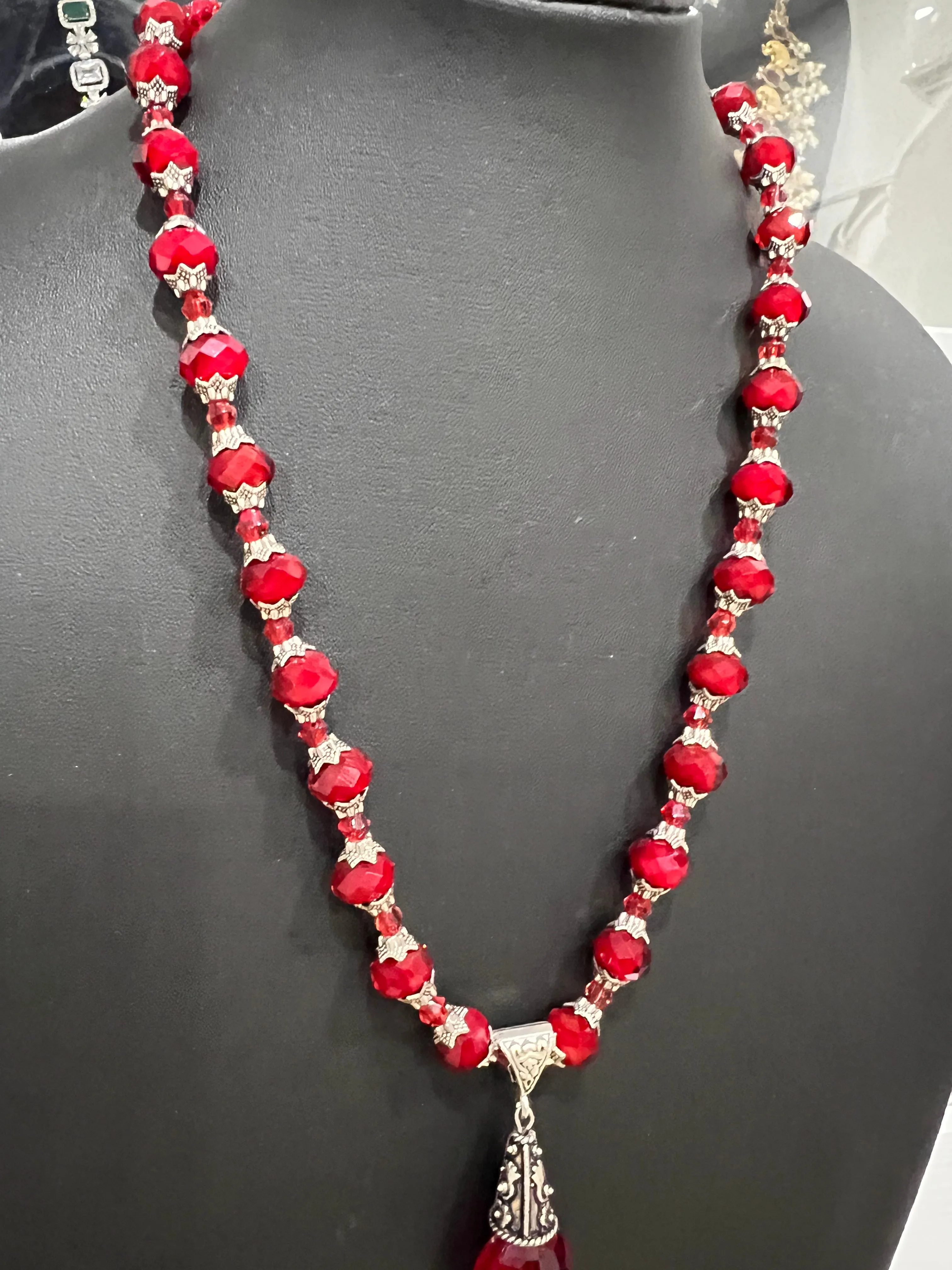 Beaded Long necklace Set