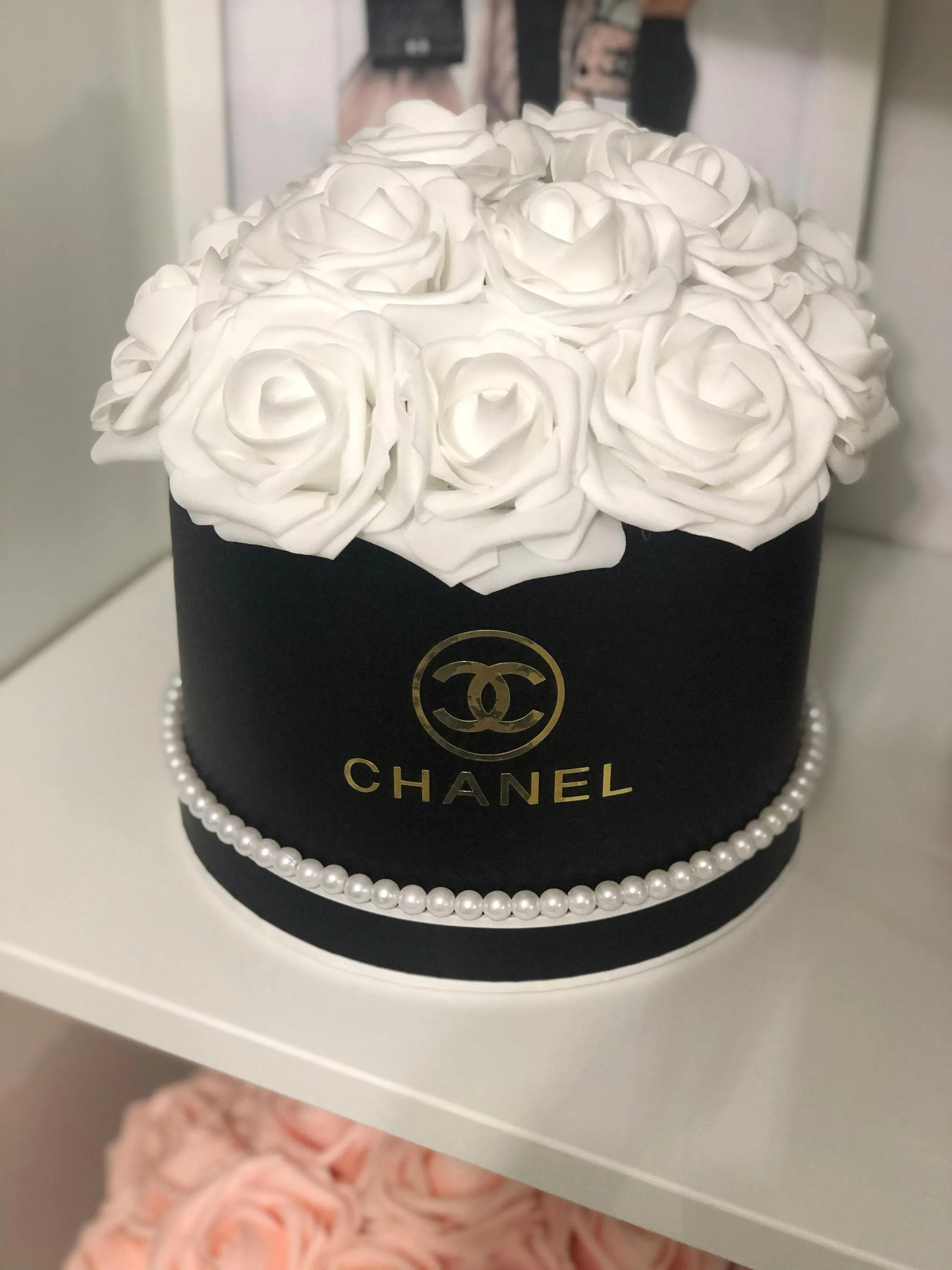 Black Flower Box Bouquet