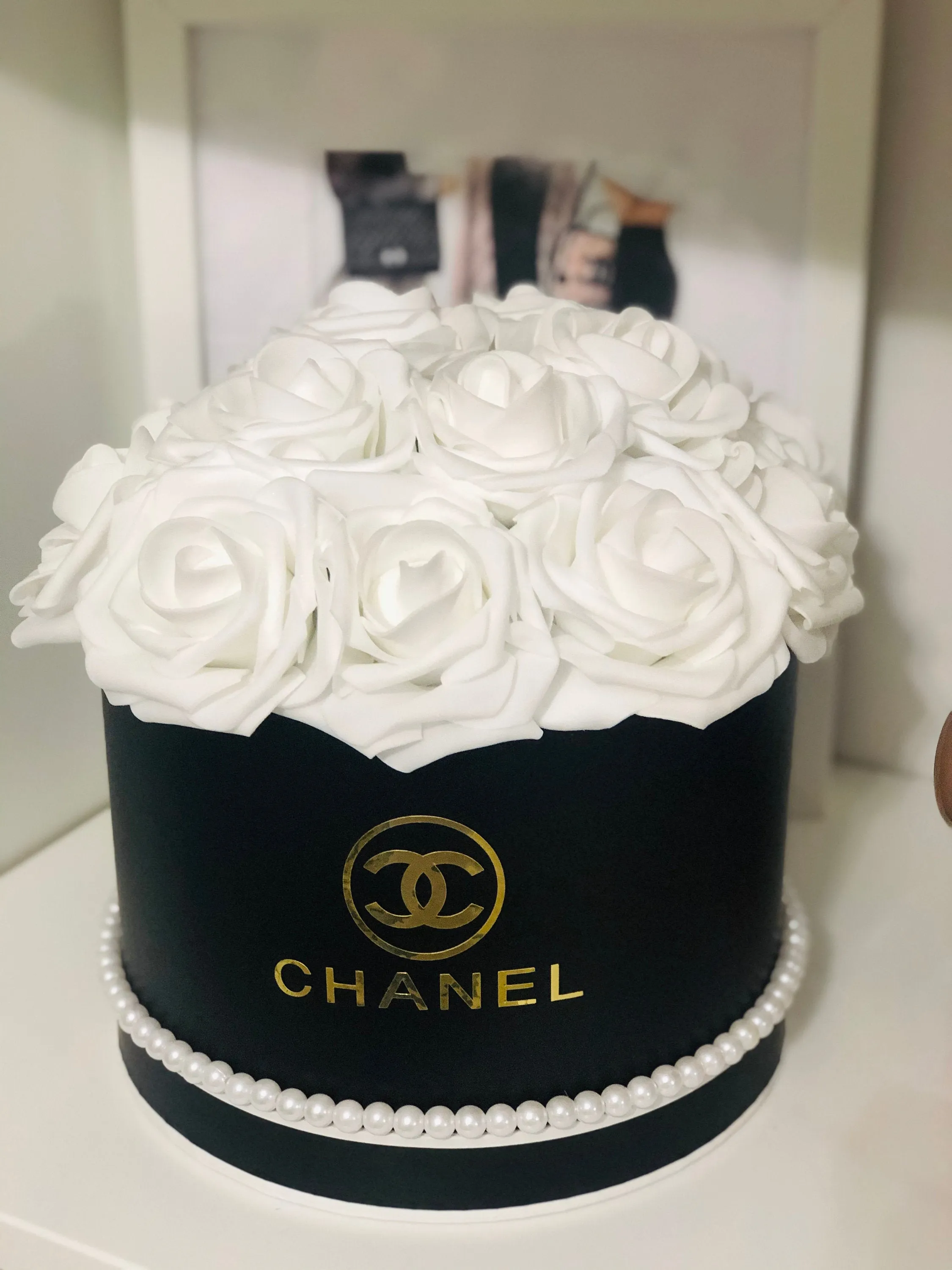 Black Flower Box Bouquet