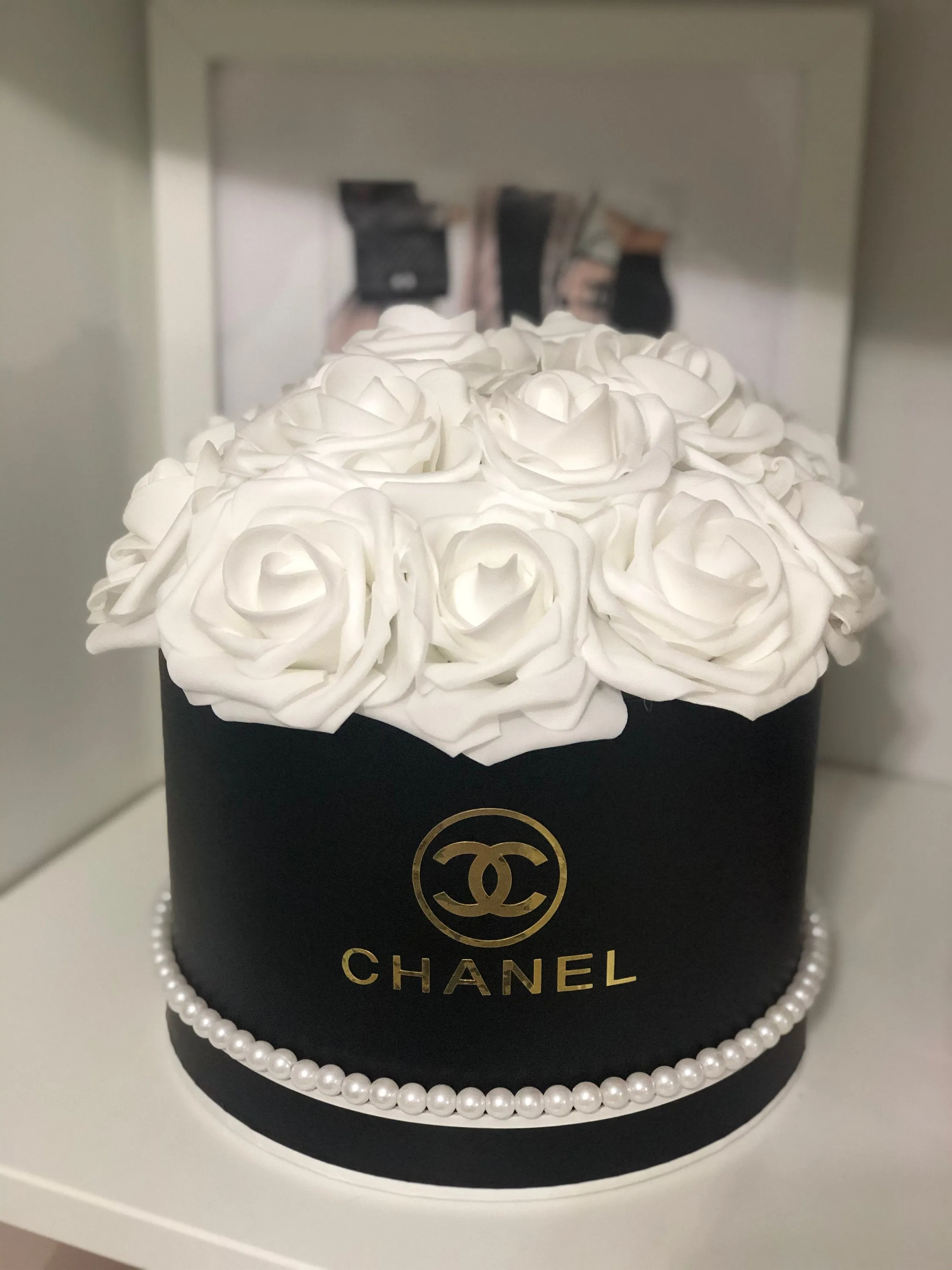Black Flower Box Bouquet