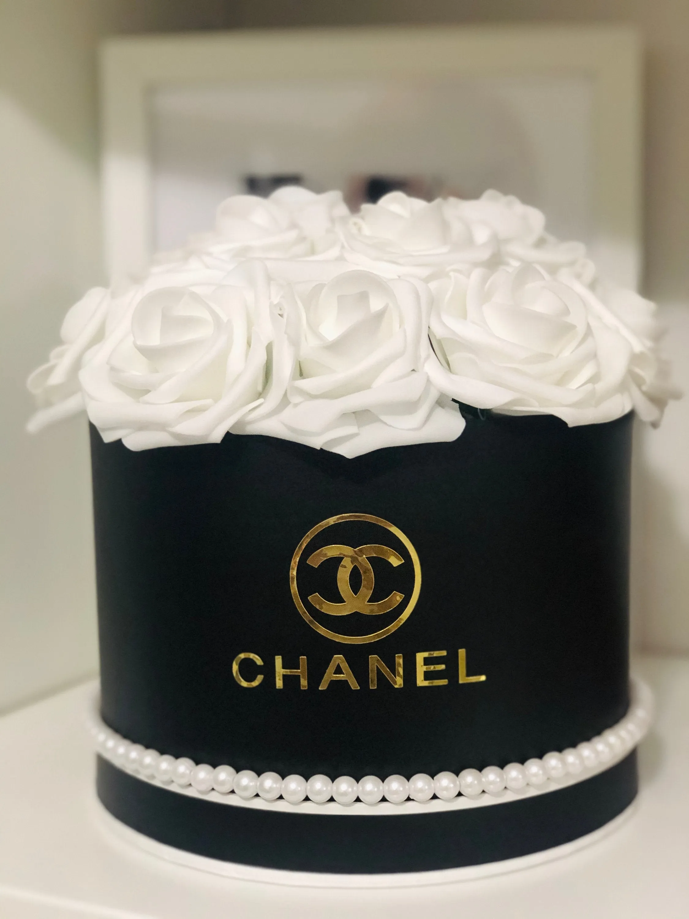 Black Flower Box Bouquet