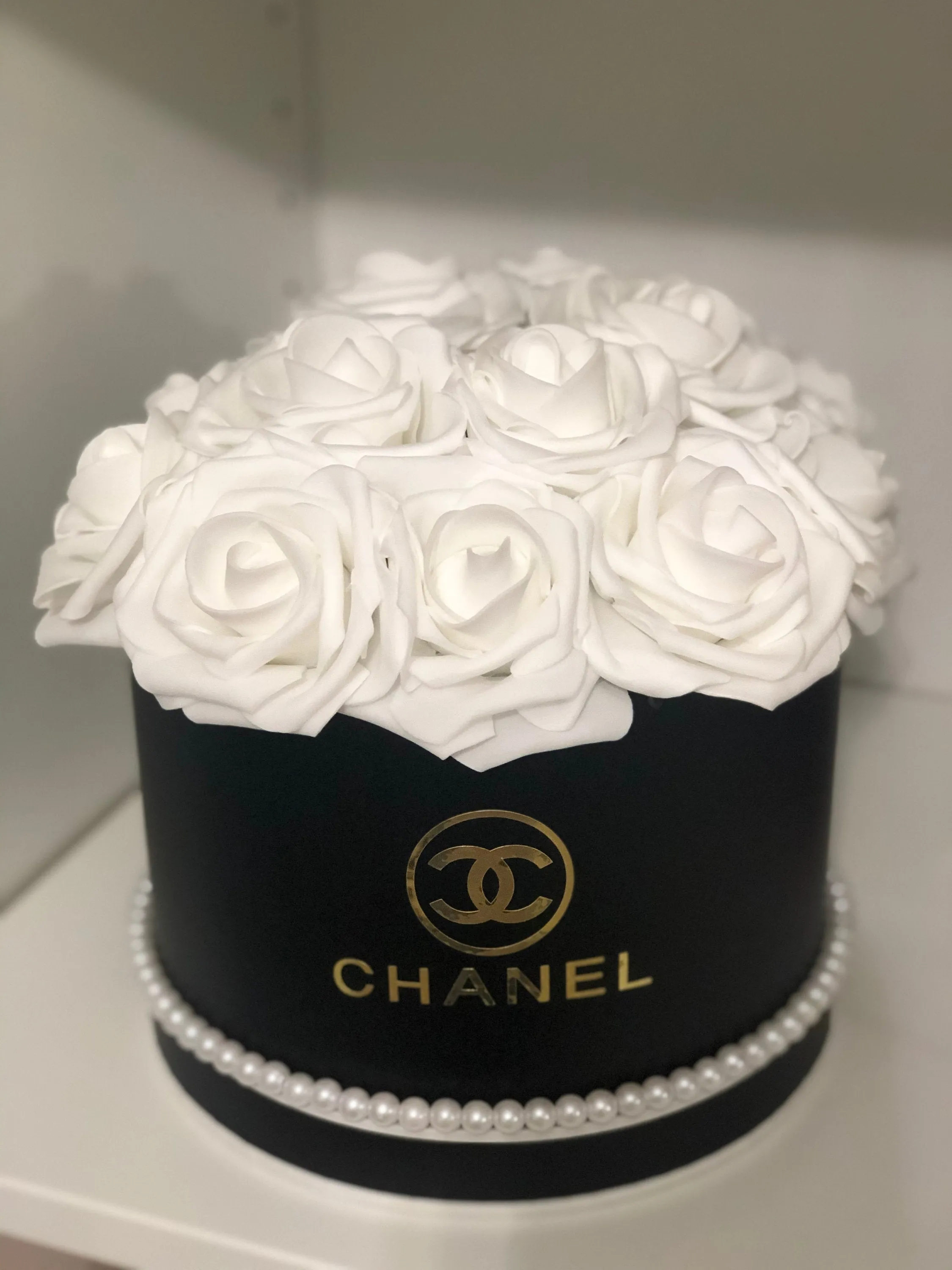 Black Flower Box Bouquet