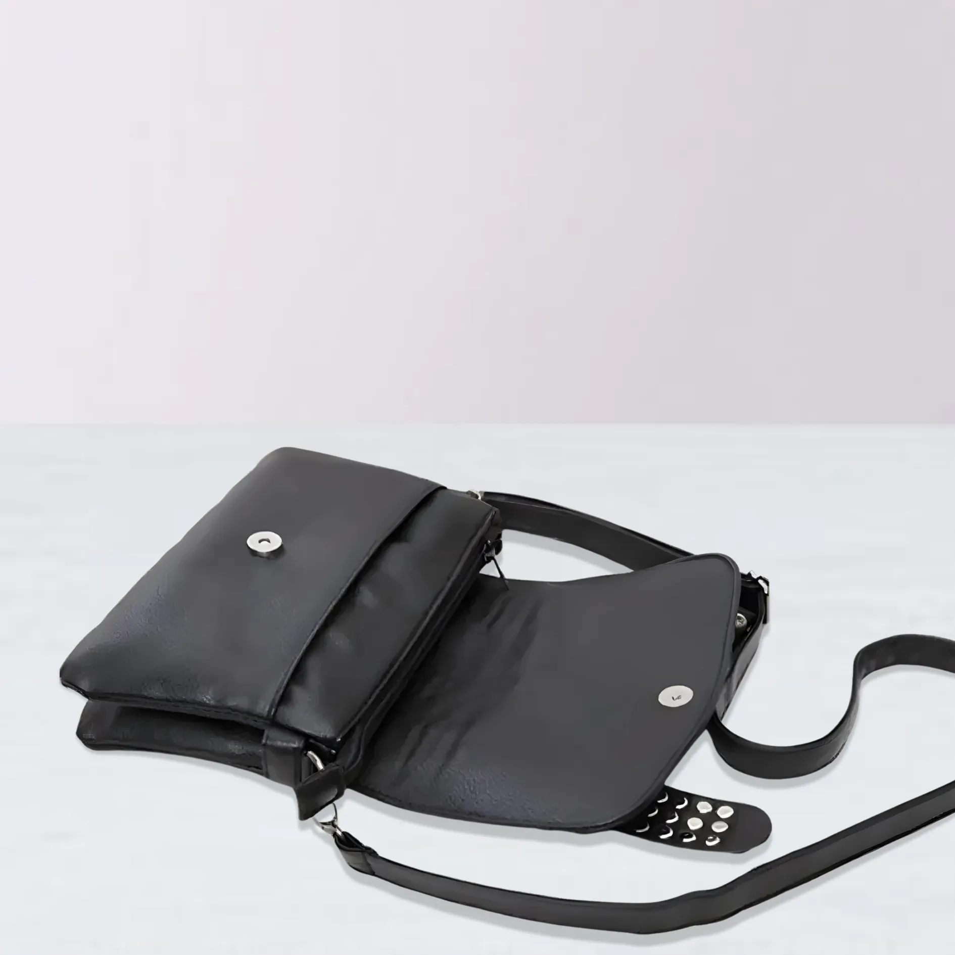 Black Skull Rivet Bag