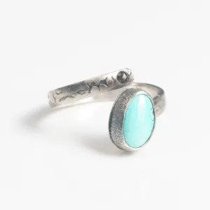 Blue Gem Turquoise Celestial Ring