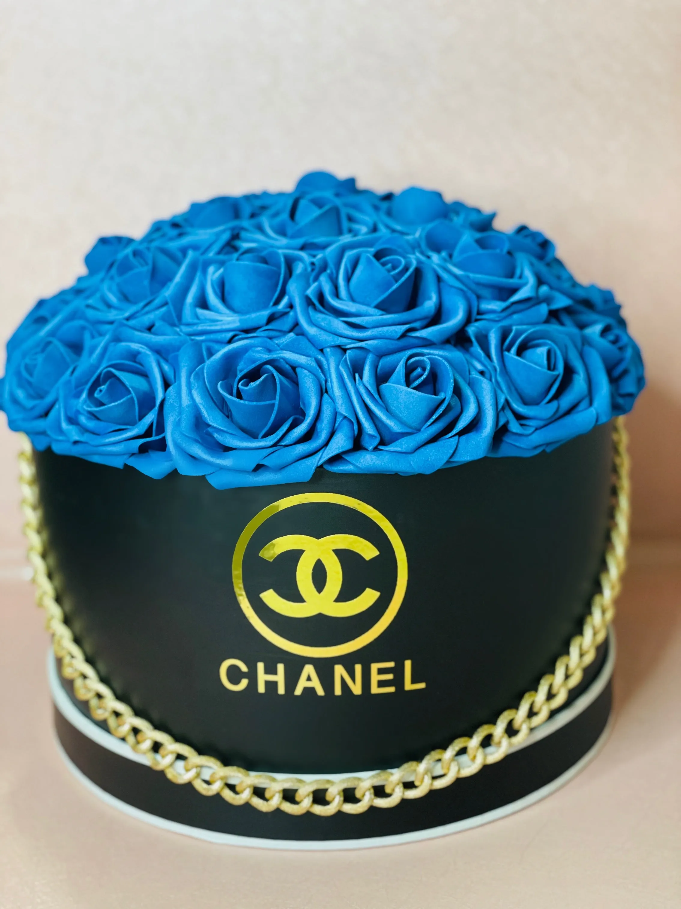 Blue Roses Flower Box