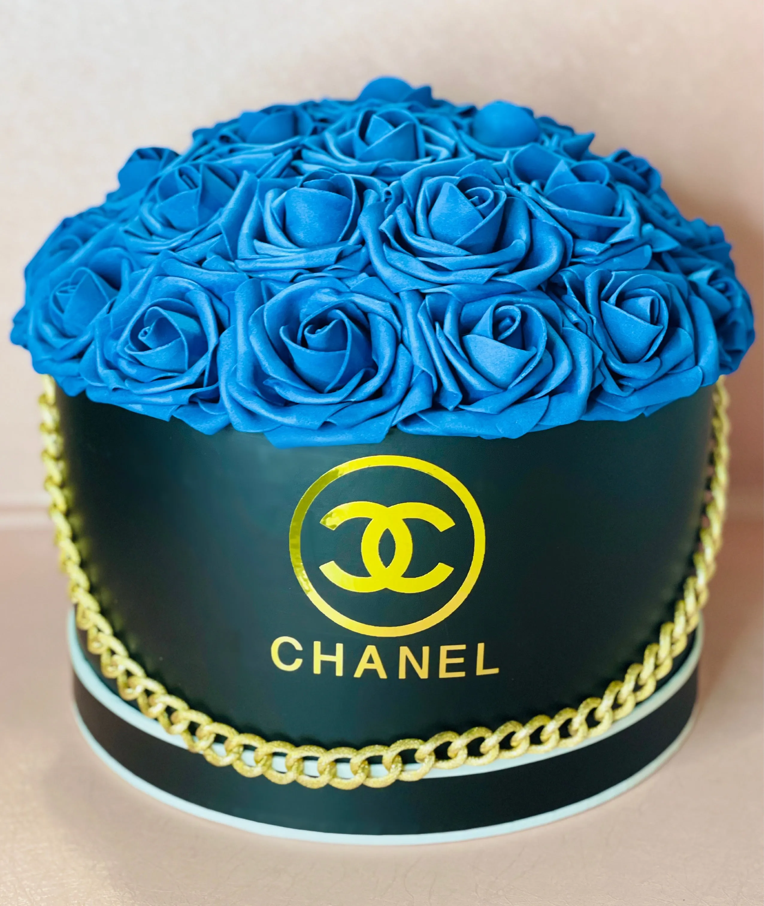 Blue Roses Flower Box