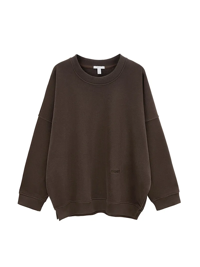 Bluza oversize Kind, Chestnut