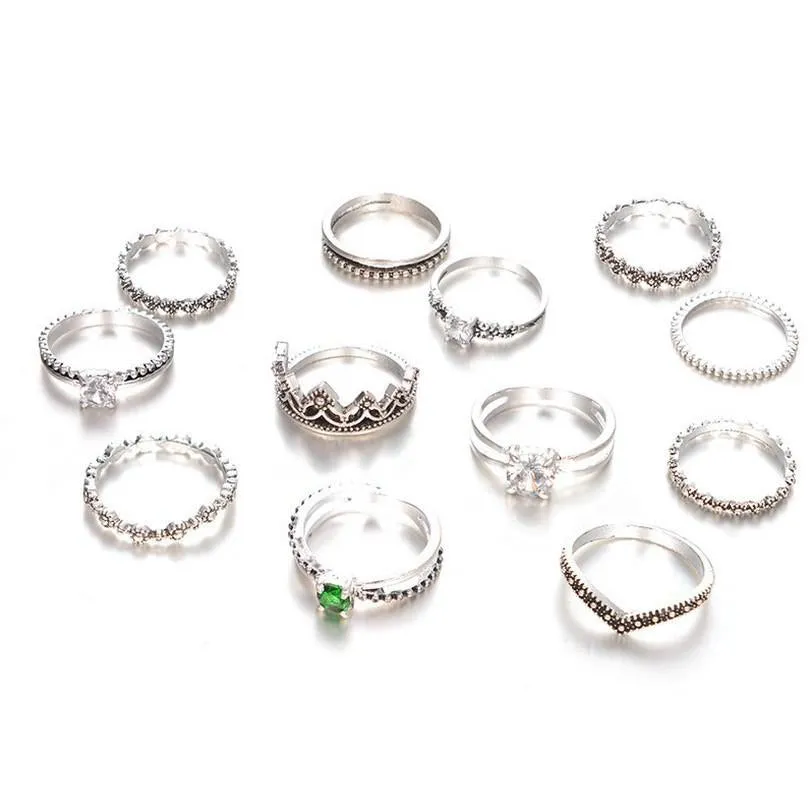 Bohemian Cluster Rings (Set of 12)