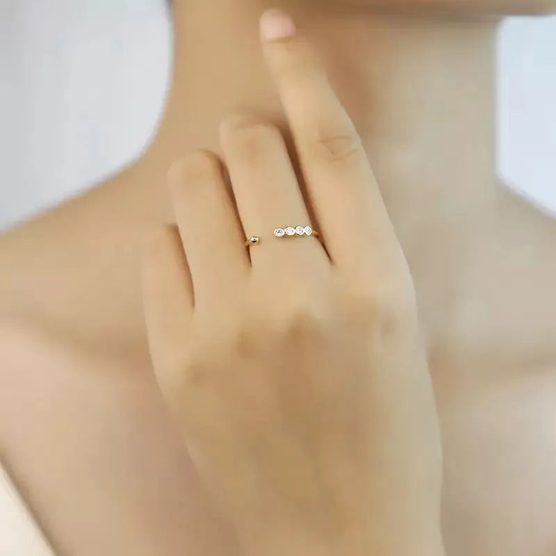 Boho & Mala 18k Gold Ring (adjustable) R1034