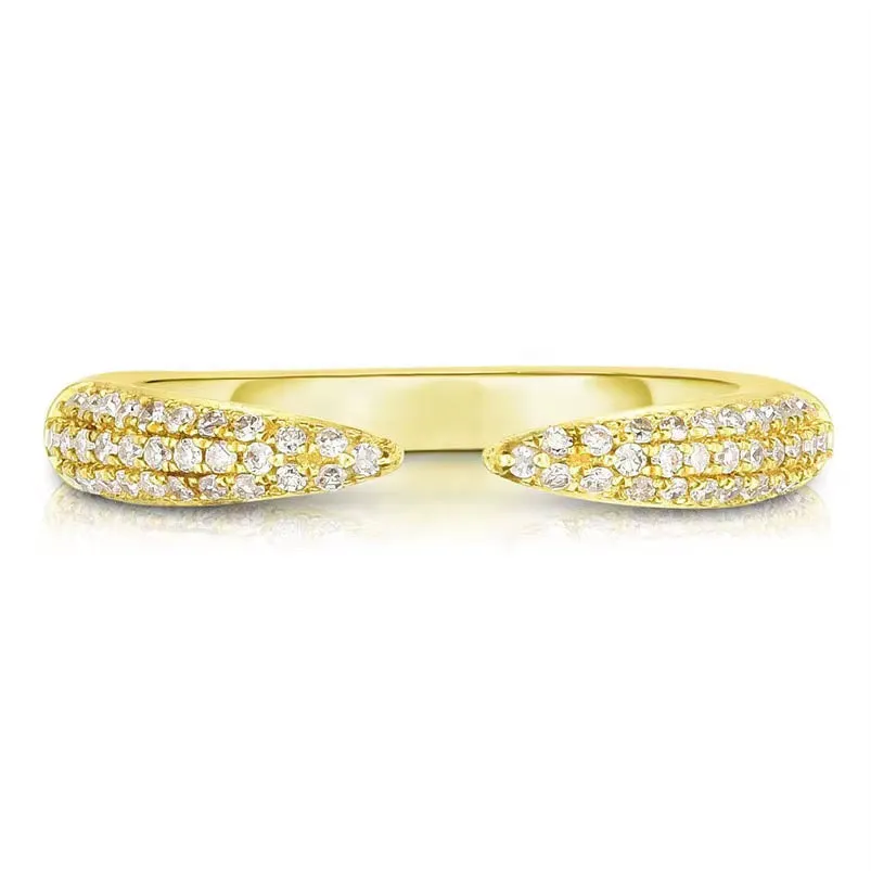Boho & Mala 18k Gold Ring Sterling Silver (adjustable)