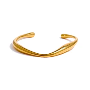 Boho & Mala Gold Cuff Bracelet DCB1031