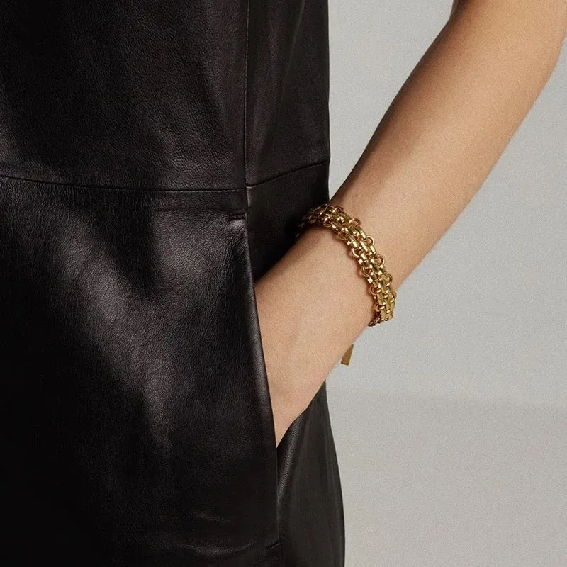 Boho & Mala Gold Plated / Stainless Steel Bracelet