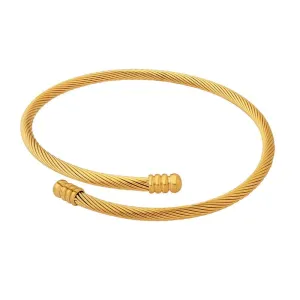 Boho & Mala Gold Plated Stainless Steel Bracelet