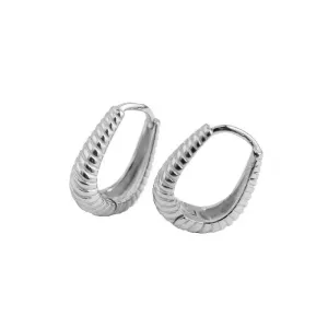 Boho & Mala Huggies Sterling Silver Hoop Earrings DE100069