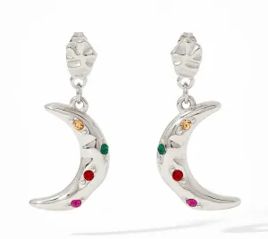 Boho & Mala Moon Stainless Steel Earrings