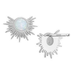 Boho & Mala Opal Sterling Silver Stud Earrings