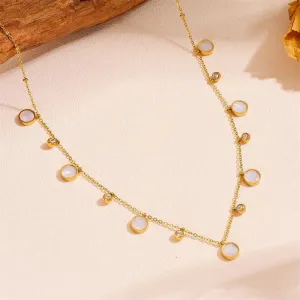 Boho & Mala Stainless Steel/ Gold Plated Necklace