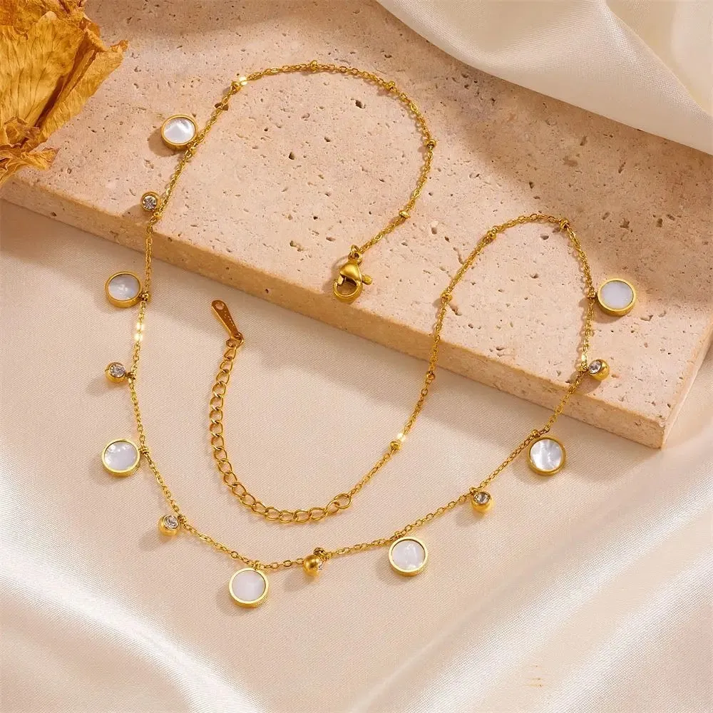 Boho & Mala Stainless Steel/ Gold Plated Necklace