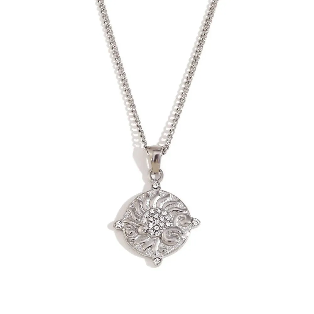 Boho & Mala Stainless Steel Pendant Necklace