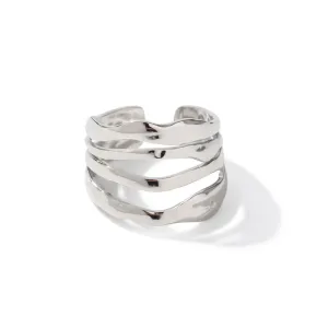 Boho & Mala Stainless Steel Ring (adjustable)