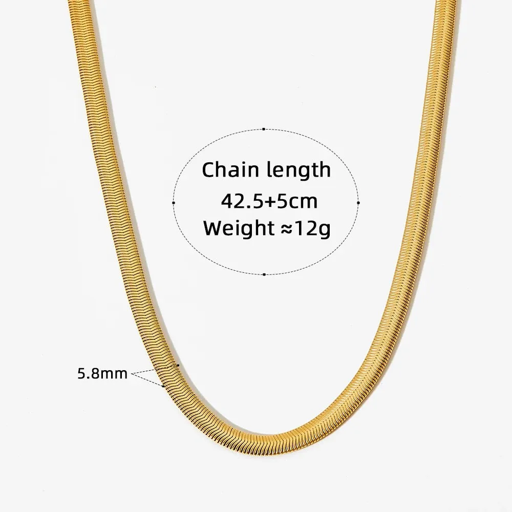 Boho & Mala Stainless Steel/18k Gold Plated Pendant Necklace