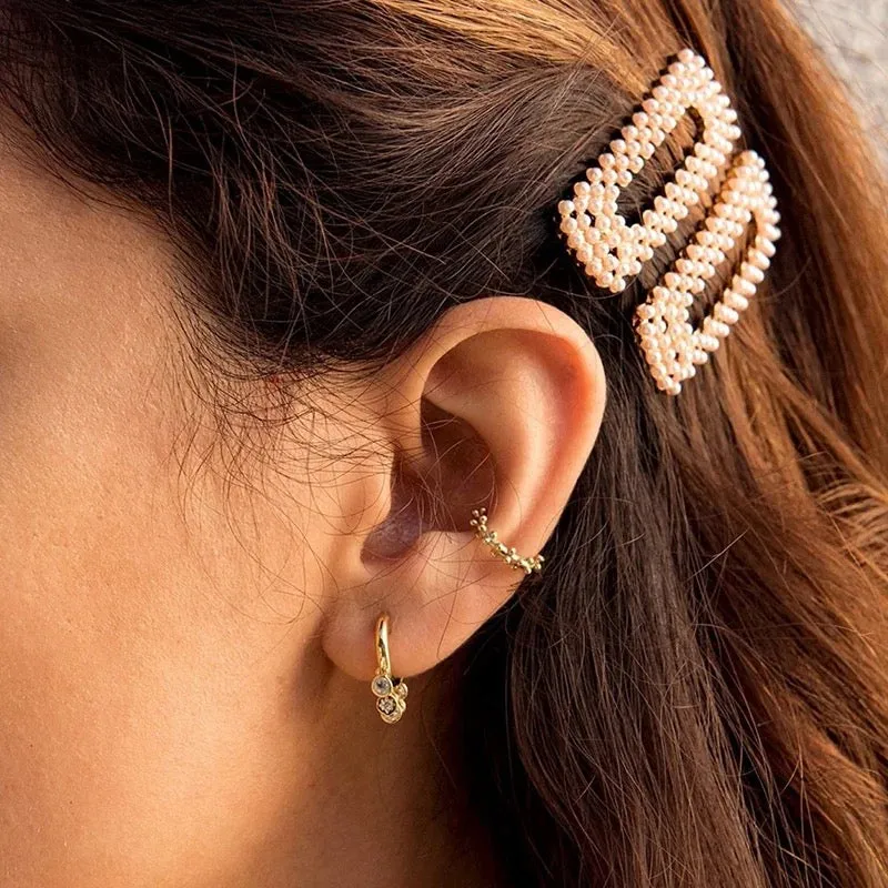 Boho & Mala Sterling Silver Hoop Earrings