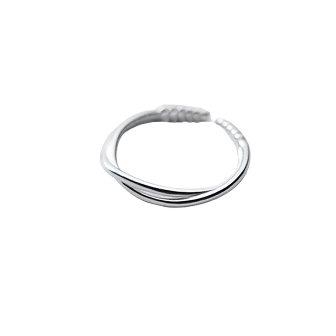 Boho & Mala Sterling Silver Ring (adjustable)