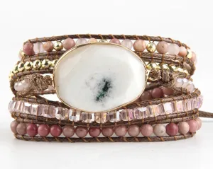 Boho & Mala Stone 5 Wrap Bracelet WSB1008