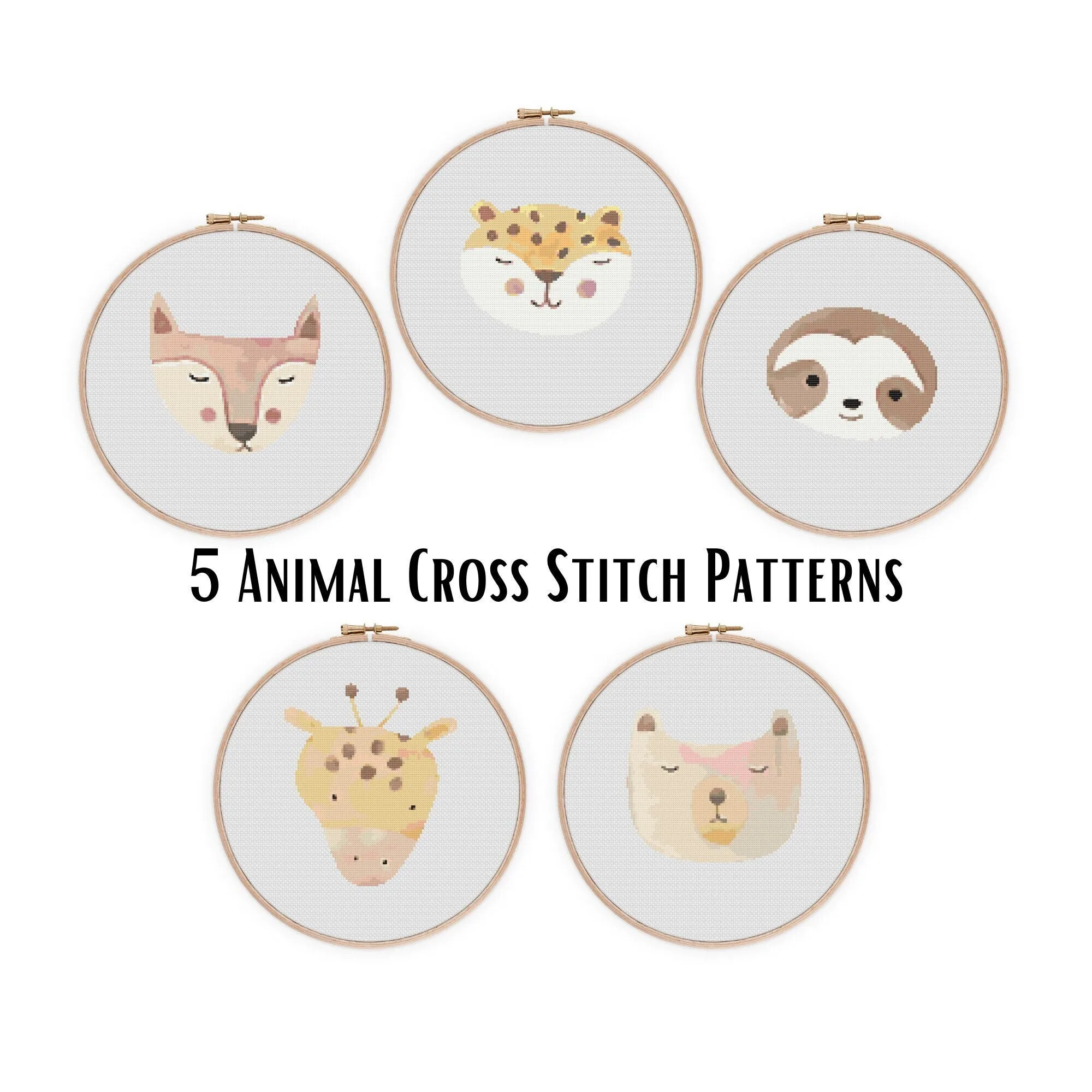 Boho Animal Bundle Patterns