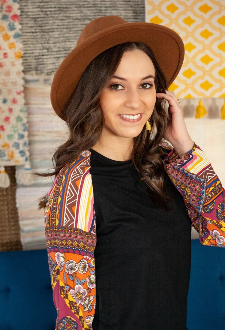 Boho Raglan Top-Final Sale