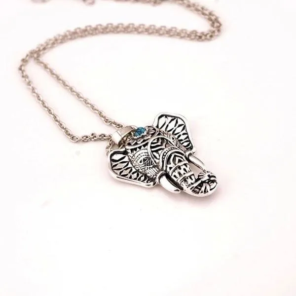 Boho Turquoise Elephant Pendant and Anklet Promo