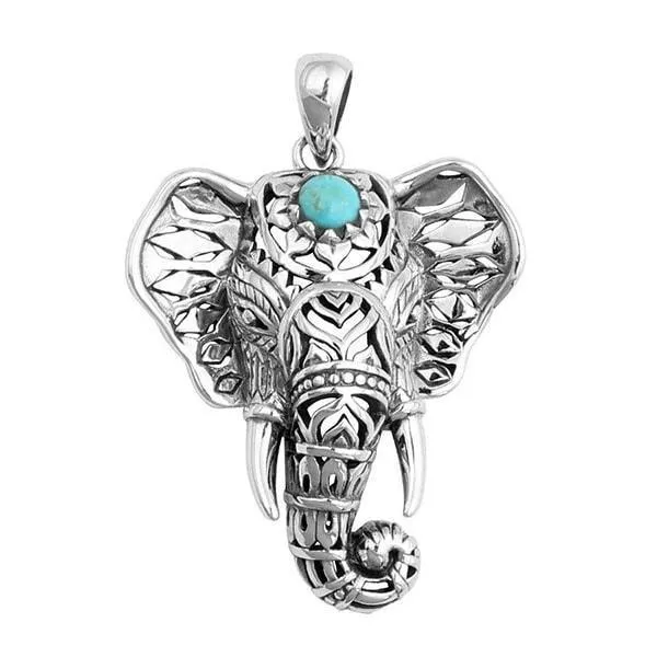 Boho Turquoise Elephant Pendant and Anklet Promo